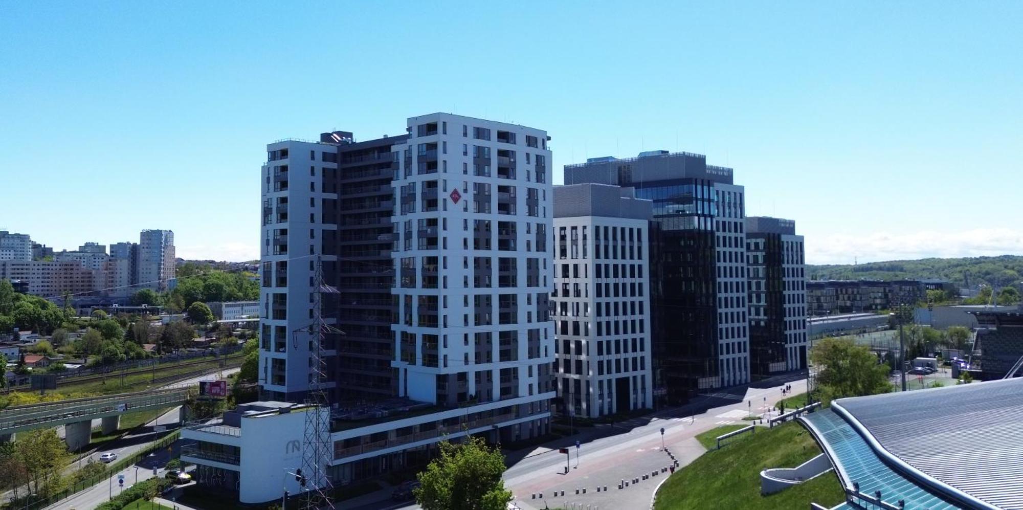 Apartment Efaga Modern Tower Gdynia With Private Parking Space 外观 照片